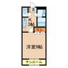 プチメゾン辰 1Kの間取り