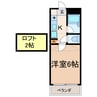 アップル春日井 1Kの間取り