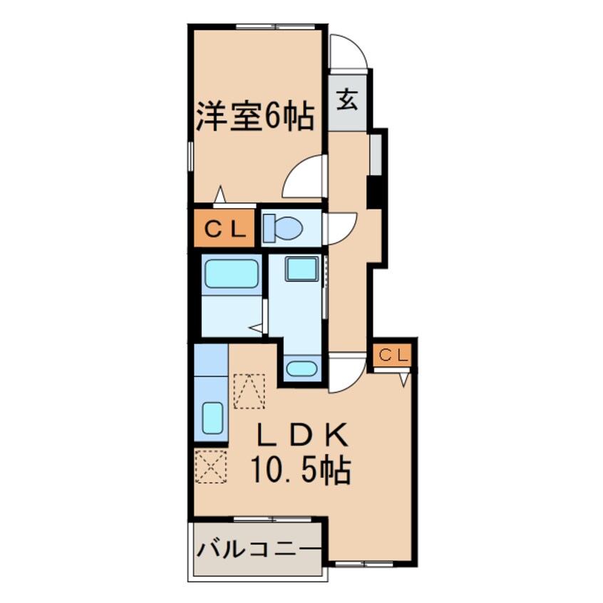間取図 パークサイド（如意）