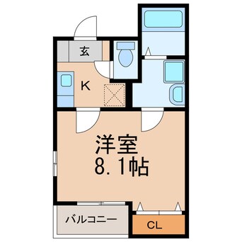 間取図 クレフラスト新守山Ａ棟