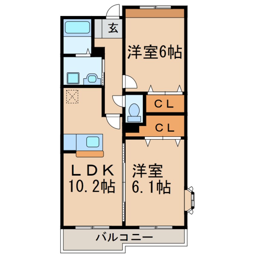 間取図 セレーナカーサ