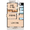 エスペーロ 2LDKの間取り