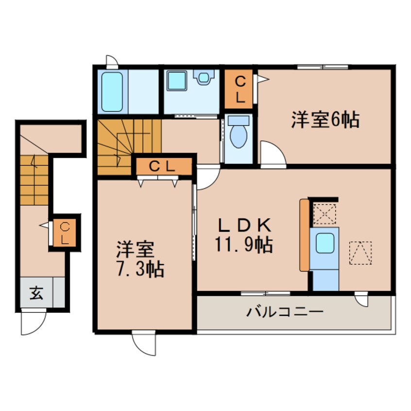 間取図 サンシャイン66