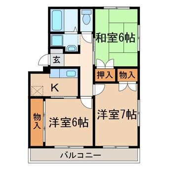 間取図 サマックス林　A・B