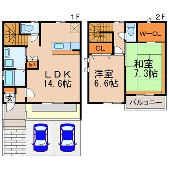 間取図 ポーレ楠