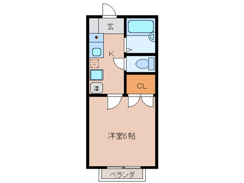 間取図 プリマベーラＫＩＮＯＳＥ