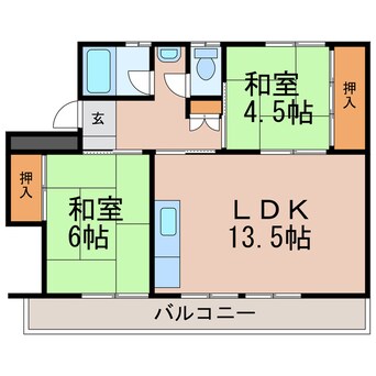 間取図 コーポ瀬尾