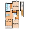 アルカンシェル（小野町） 2LDKの間取り