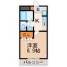 コーポ長谷川（牛山町） 1Kの間取り