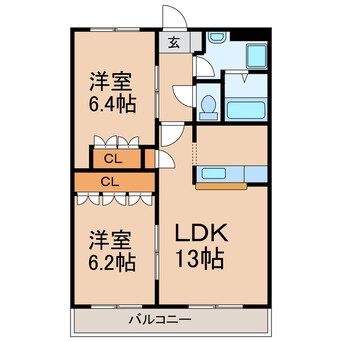 間取図 グランディール21