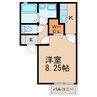 エクセル神領 1Kの間取り