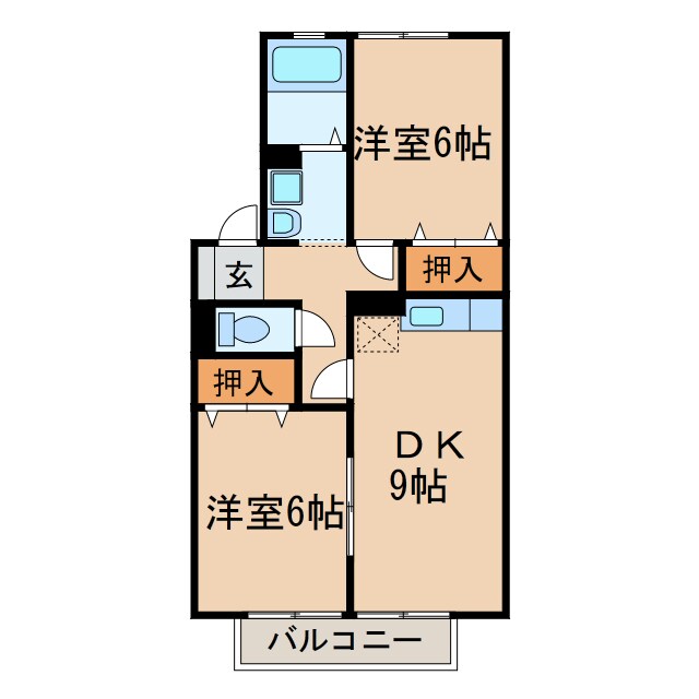 間取り図 アビタシオン（東野町）