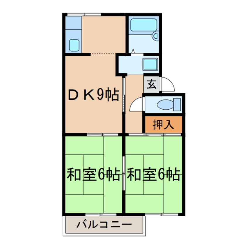 間取図 セジュール下条