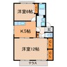 メゾン八事 2Kの間取り