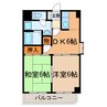 エレガントパレス守山 2DKの間取り