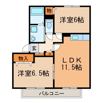 間取図 セジュール知多