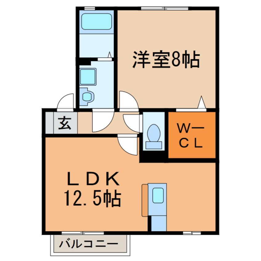 間取図 エスポワール（豊山町中道）