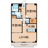 PREMIER YOU 2LDKの間取り