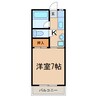 コーポ幸（高蔵寺町） 1Kの間取り