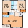 ビエント 2LDKの間取り