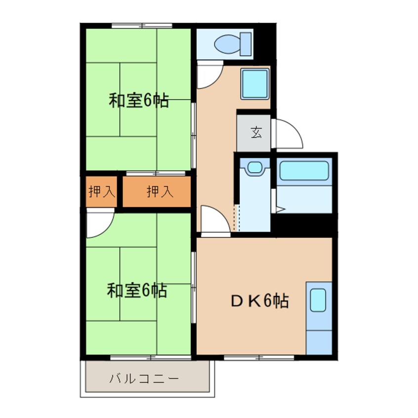 間取図 ニュータウン　ビュー