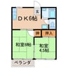 メゾン松本Ⅰ 2DKの間取り