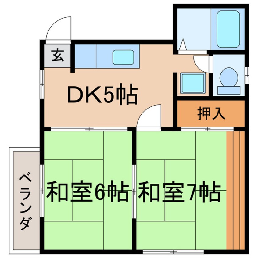 間取図 グリンヒル高座