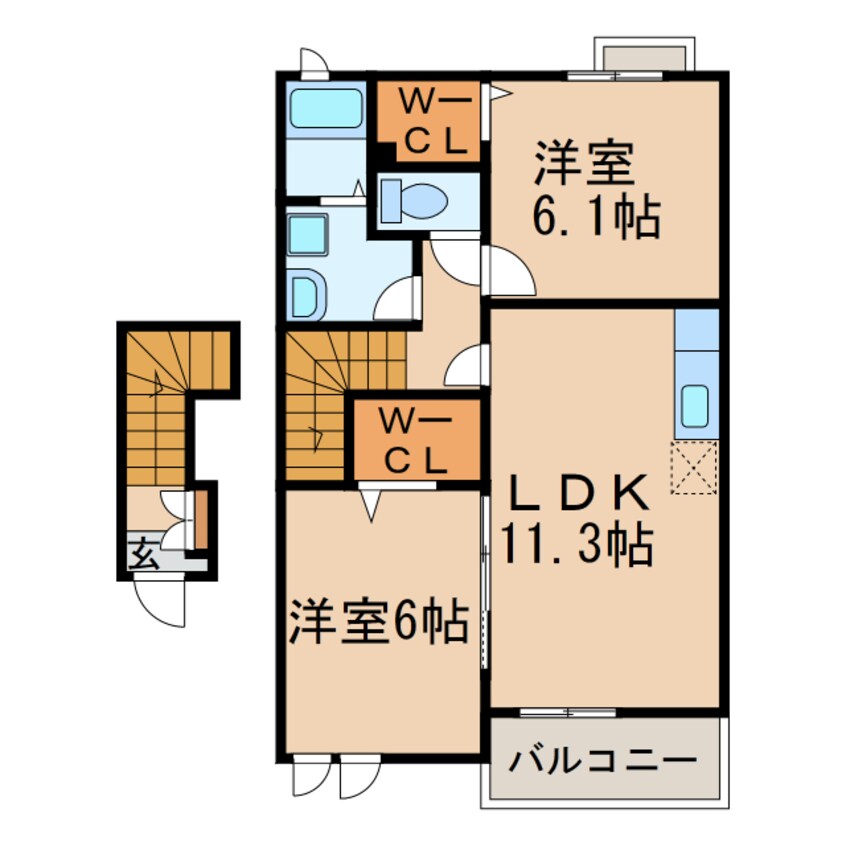 間取図 アリーヴィオⅡ