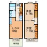 SUN CLAIR 2LDKの間取り
