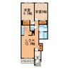 フェリーチェ味鋺 2LDKの間取り