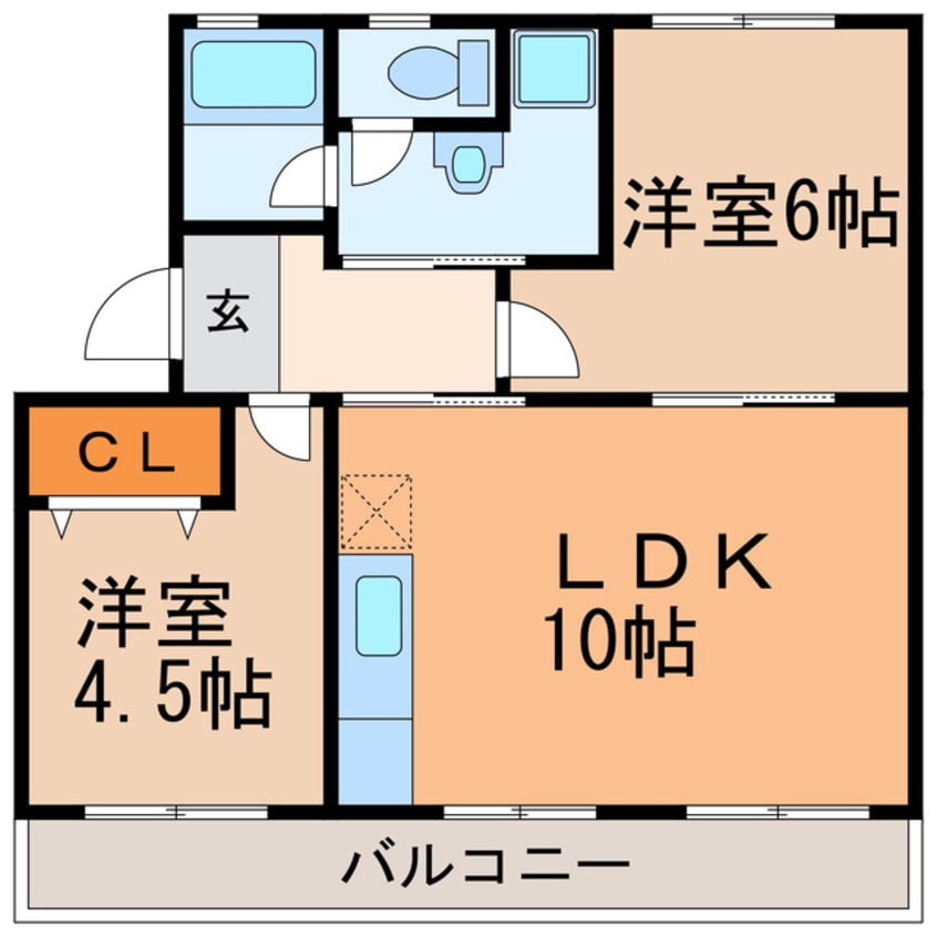 間取図 シルエ柏原