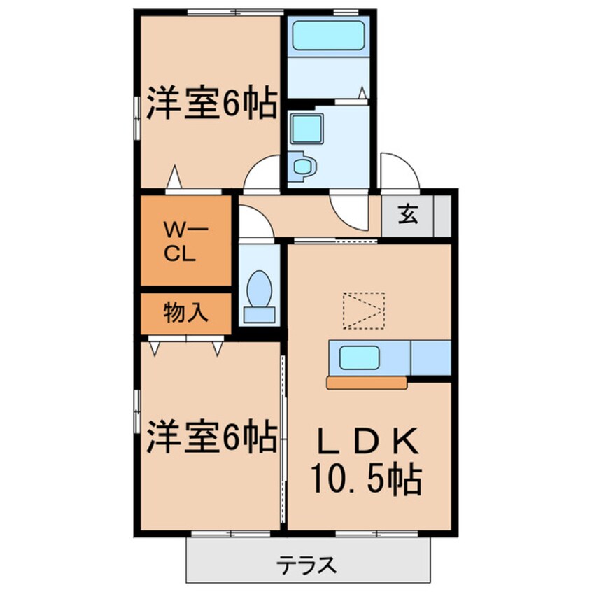 間取図 シャルマン（勝川町２）