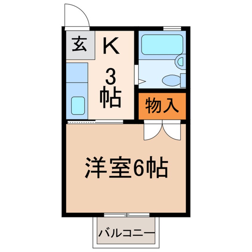 間取図 ハイム六軒屋