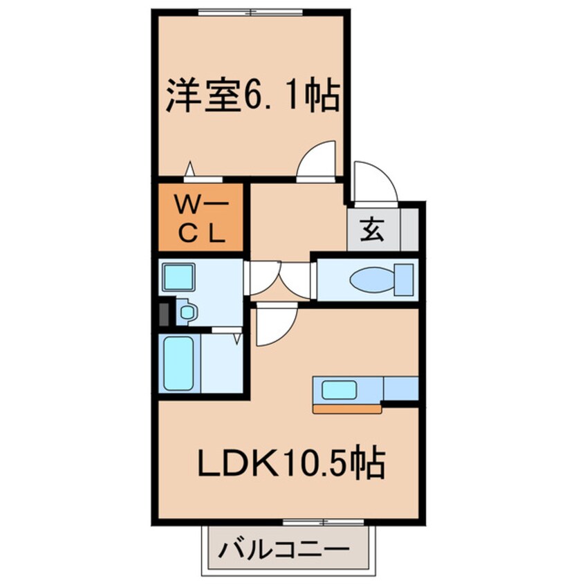 間取図 ファミール江川