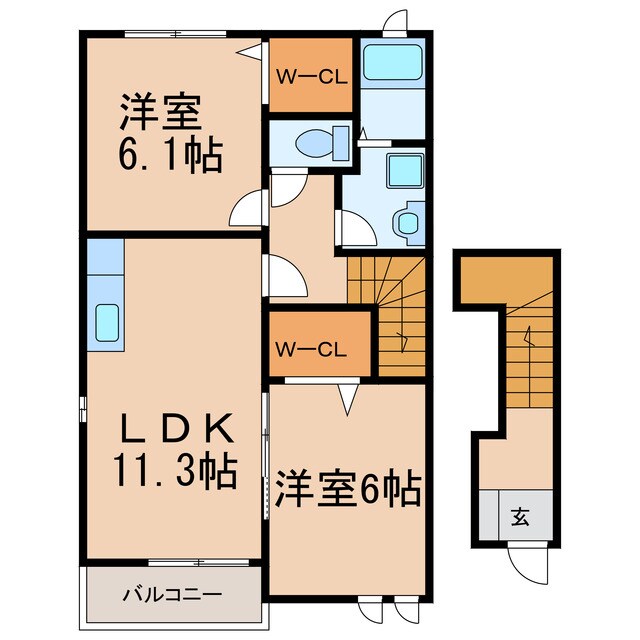 間取り図 ブラッシュフィールドⅡ