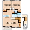 プレシャスメイツ 2LDKの間取り