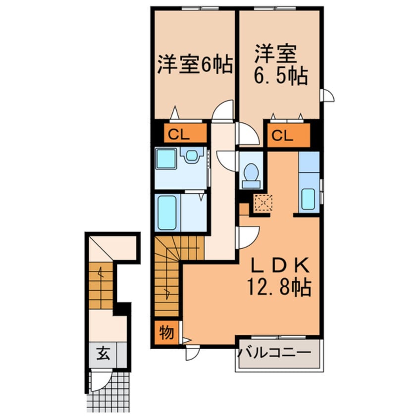 間取図 ウィンズⅡＢ
