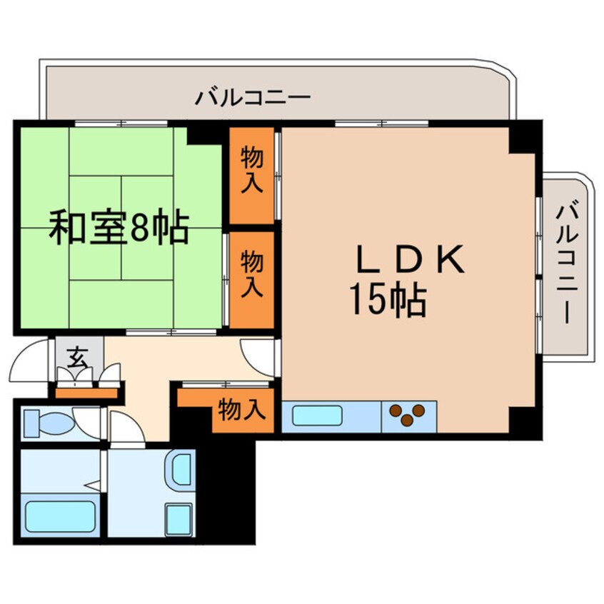 間取図 第六カーサ円正