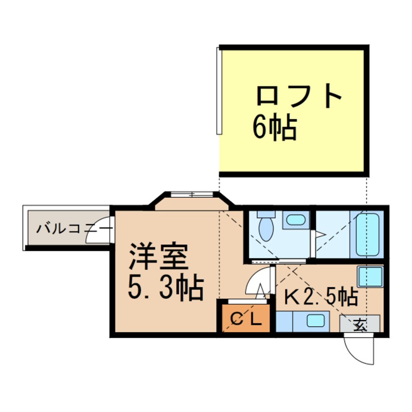 間取図 ピノ・ノワール新守山