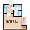 ヒロアーカ新守山 1Kの間取り