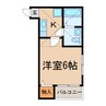 ヒロアーカ新守山 1Kの間取り