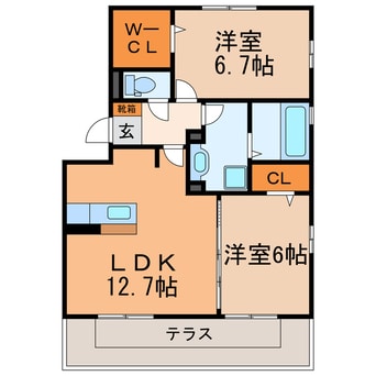 間取図 ル・クプル