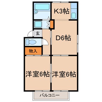 間取図 ファミール堀部