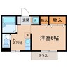 ファミール堀部Ⅳ 1Kの間取り
