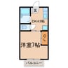 ファミール堀部Ⅱ 1DKの間取り