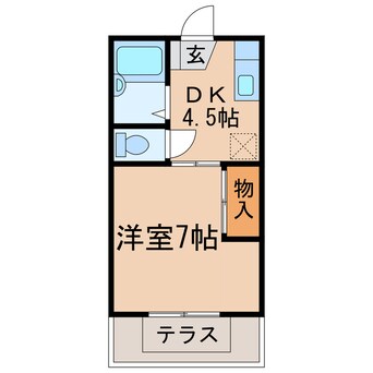 間取図 ファミール堀部Ⅱ