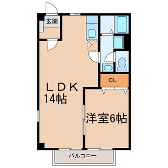 間取図 ニューシティ白沢