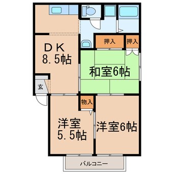 間取図 サンハイツ上条