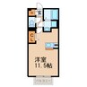 エクセレント若宮 1Rの間取り