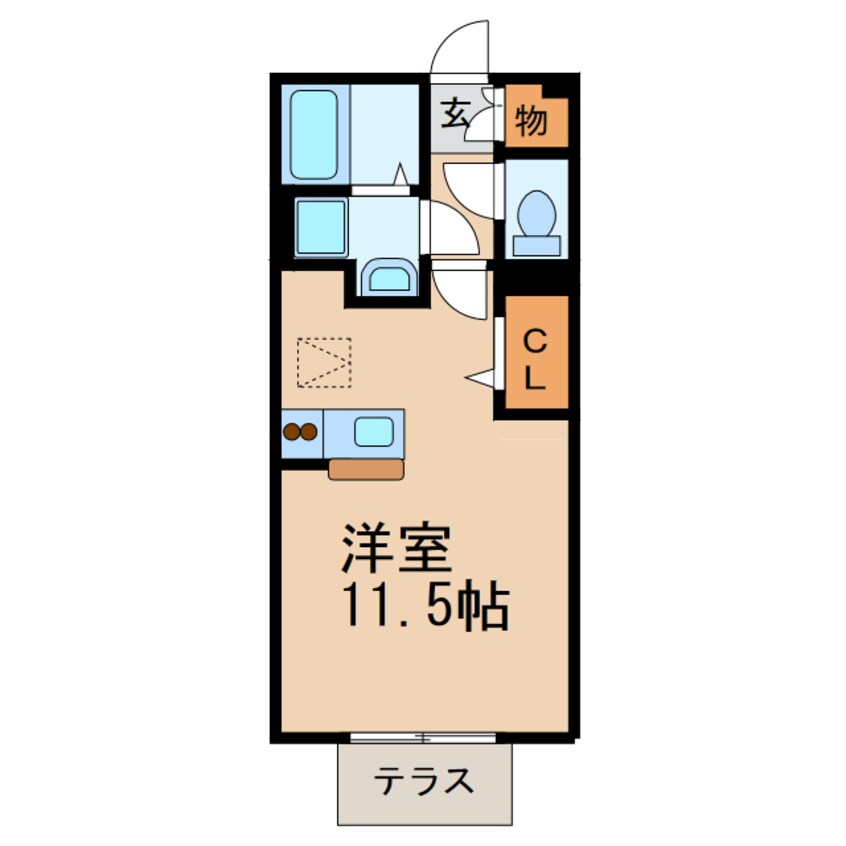 間取図 エクセレント若宮